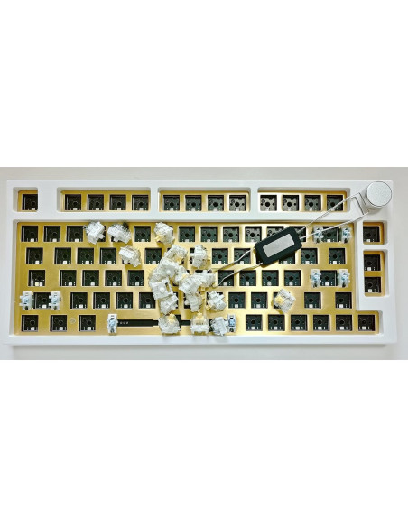 Teclado Mecánico Inalámbrico Keydous NJ80-AP RGB PBT 75%