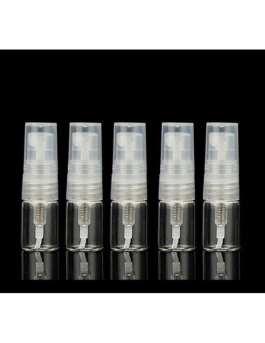 30 Mini Botellas Spray de Vidrio 2ml Elfenstall para Viaje