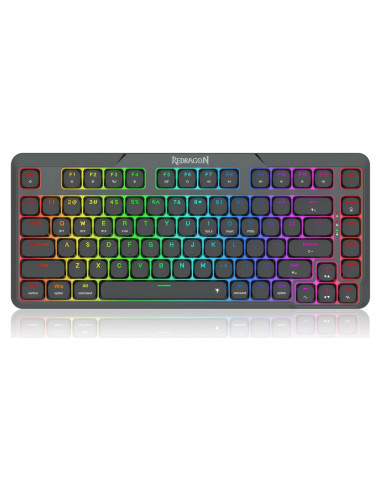 Teclado Mecánico Gaming Inalámbrico Redragon K706 PRO 82 Teclas RGB
