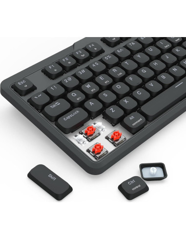 Teclado Mecánico Gaming Inalámbrico Redragon K706 PRO 82 Teclas RGB