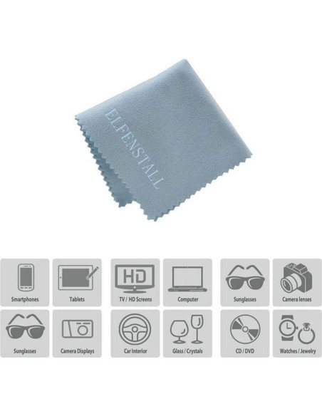 30 Mini Botellas Spray de Vidrio 2ml Elfenstall para Viaje