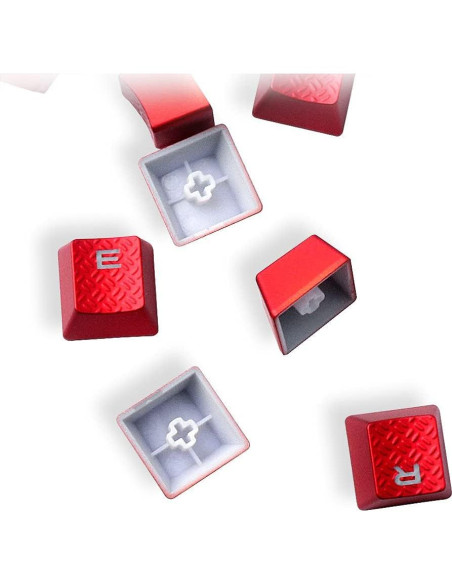 Teclas Retroiluminadas HUYUN para Corsair Cherry MX - 13 Rojas