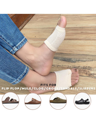 Calcetines Cortos Abiertos DUNKOING Algodón para Mujeres 5-9