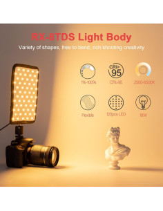 Panel de Luz LED Flexible Falconeyes RX-8TDs 2500K-6500K 2