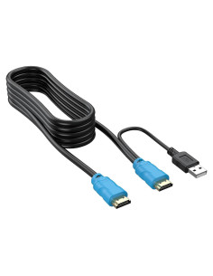 Cable KVM HDMI-USB 2-en-1 Arvitek 1.8m para conmutador