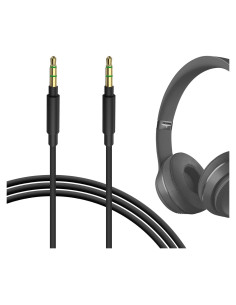 Cable de Audio GEEKRIA 3.5mm para Auriculares Beats Studio y Solo