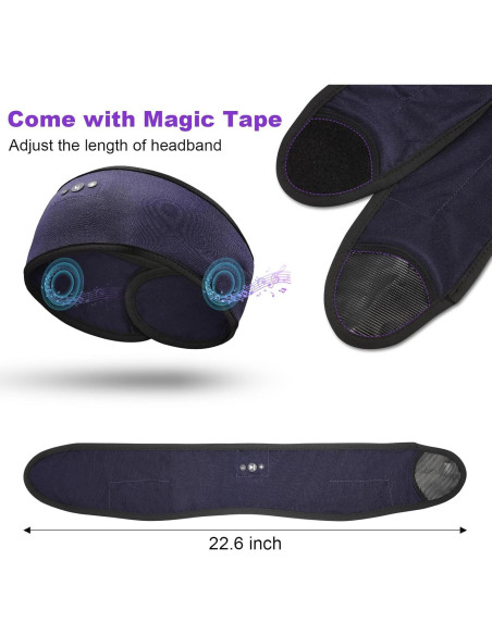 Auriculares Bluetooth para dormir ASIILOVI HF013 Púrpura Auriculares Bluetooth para dormir ASIILOVI HF013 Púrpura