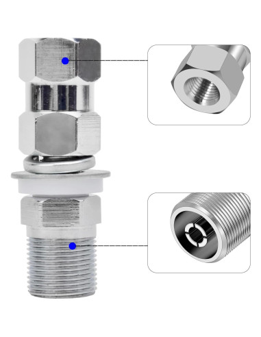 Adaptador de Antena SO239 a 3/8 x 24 HYSHIKRA - 80g