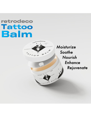Bálsamo Reparador para Tatuajes RetroDeco 99.22 g - Hidrata y Protege