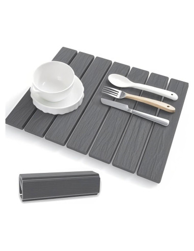 Alfombrilla de Secado Diatomácea MGY 40x30cm Gris Absorbente