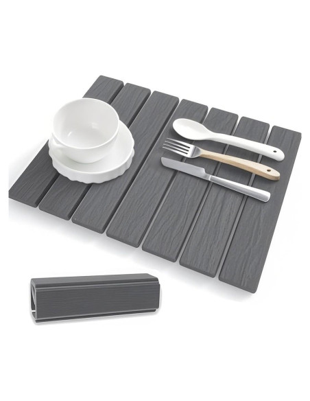 Alfombrilla de Secado Diatomácea MGY 40x30cm Gris Absorbente