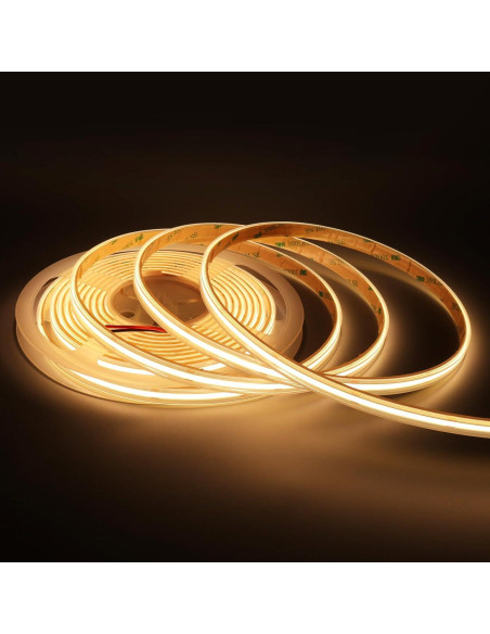 Tira LED COB MALIIGAZA IP68 5m 12V 3000K 480 LEDs/m