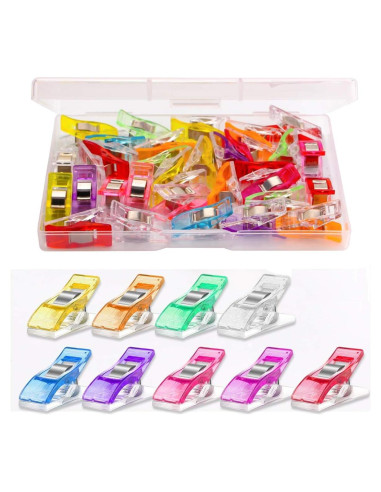 Pinzas de Costura Multifuncionales VL-SWG 30 Pcs Colores Variados