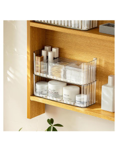 Organizador de Estantes MORNITE 2 Niveles Transparente