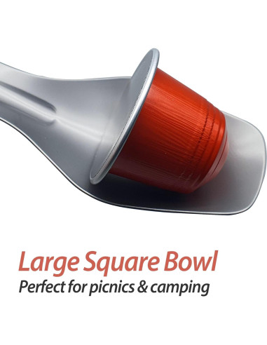 Set de Utensilios de Camping 4 en 1 PortableAnd - Acero Inoxidable