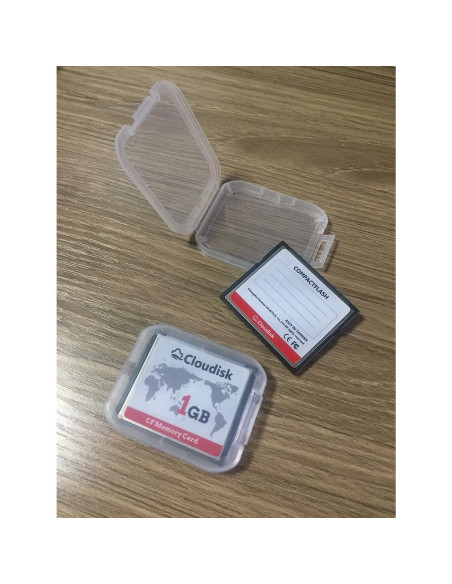 Paquete de 2 Tarjetas Compact Flash 1GB Cloudisk para DSLR