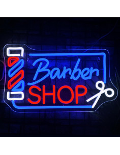 Luz de Neón LED Looklight Barber Shop 37x22 cm Dimmable 2