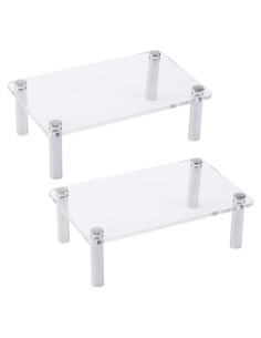 Soportes de Exhibición Acrílicos MY MIRONEY 2 Piezas 15x9x5cm