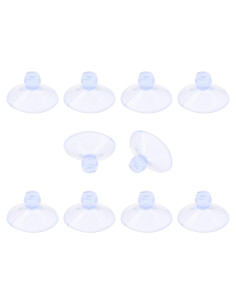 Paquete de 10 Ventosas Transparentes Qjaiune 18mm para Muebles