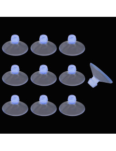 Paquete de 10 Ventosas Transparentes Qjaiune 18mm para Muebles 2
