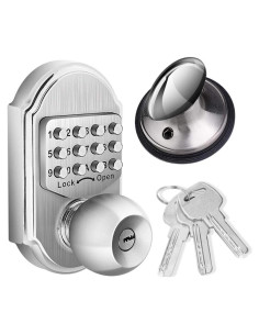 Cerradura de Puerta Bravex con Teclado Mecánico Acero Inoxidable