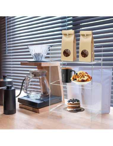 Organizador de Baño Acrílico Transparente Jusalpha 3 Niveles