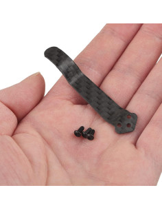 Clip de bolsillo A.I.FORCE de titanio y fibra de carbono - 2 piezas 2