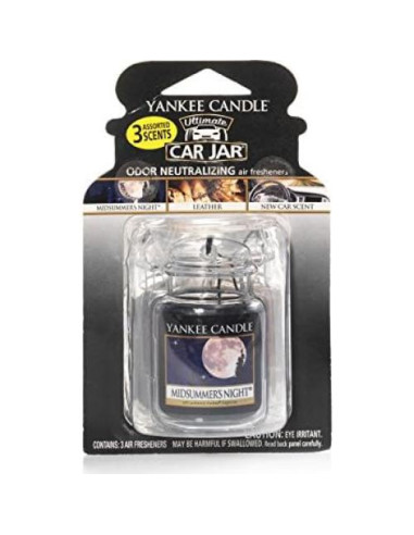 Ambientadores de Auto Yankee Candle 3-Pack Cuero Noche Verano