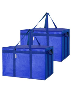 Bolsa de Compras Reutilizable Aislada BALEINE 61x36x38cm Azul