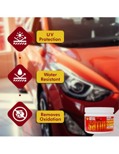 Cera Limpiadora Automotriz Garry's Royal Satin 0.91 L - Brillo y Protección