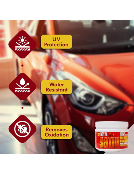 Cera Limpiadora Automotriz Garry's Royal Satin 0.91 L - Brillo y Protección