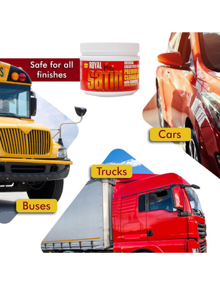 Cera Limpiadora Automotriz Garry's Royal Satin 0.91 L - Brillo y Protección