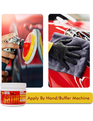 Cera Limpiadora Automotriz Garry's Royal Satin 0.91 L - Brillo y Protección