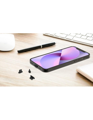 20 Tapones Anti Polvo para iPhone 14, 13, 12, 11 y más