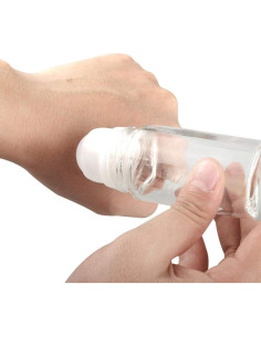 4 Botellas de Vidrio 30ml con Rodillo Glasstore para Aceites 2