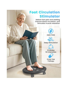 Masajeador de pies EMS TENS EIGOTDYH negro 50 intensidades 2