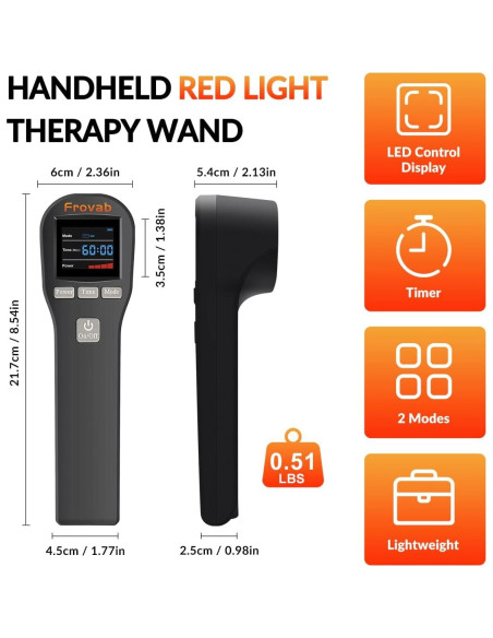 Dispositivo de Terapia de Luz Roja Frovab 4x808nm 16x650nm Dispositivo de Terapia de Luz Roja Frovab 4x808nm 16x650nm