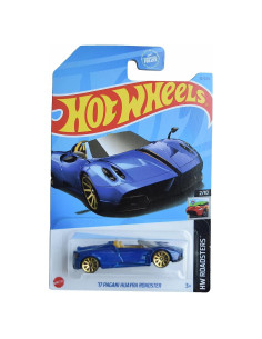 Auto a Escala Hot Wheels Pagani Huayra Roadster Azul 1:64