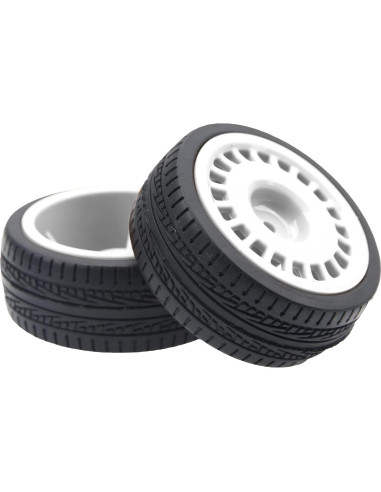 Neumáticos de Caucho 70mm con Llantas Nylon 12mm HIRCQOO