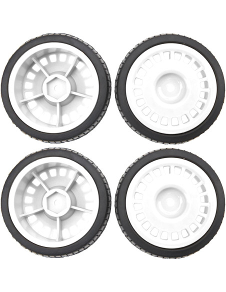 Neumáticos de Caucho 70mm con Llantas Nylon 12mm HIRCQOO