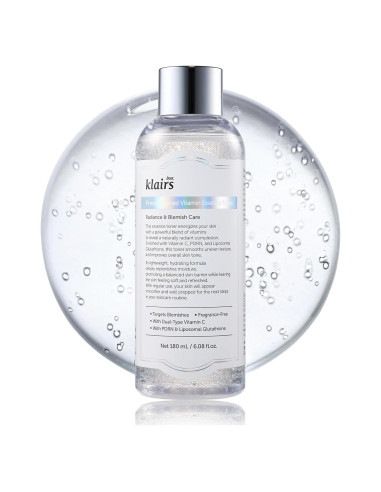 Tónico de Vitamina C Dear Klairs 180 ml - Sin Fragancia