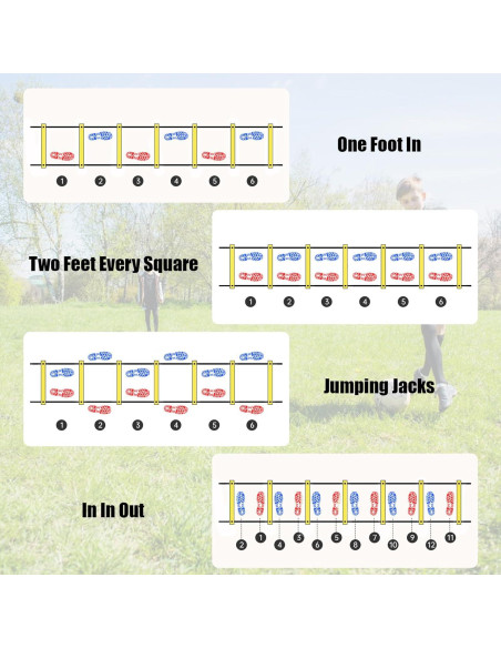 Escalera de Agilidad CHIWALLO 6m con Conos y Bandas de Resistencia