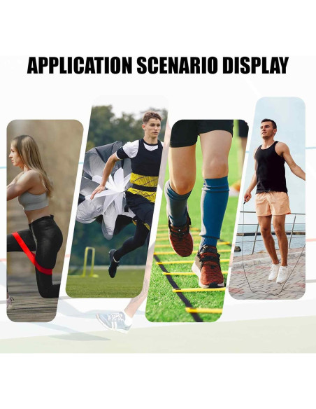 Escalera de Agilidad CHIWALLO 6m con Conos y Bandas de Resistencia