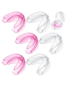 TOODOO 6 Protectores Bucales para Niños Fútbol Boxeo Rosa