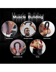 Barra de Torsión de Potencia Plzzree PL-2402-01 Ajustable 30-50kg 2