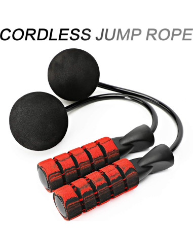 Cuerda de Salto Sin Cuerda APLUGTEK Ajustable con Peso 0.23 kg