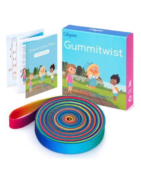 Cuerda de Salto Cikyner 4m Multicolor para Niños Cuerda de Salto Cikyner 4m Multicolor para Niños