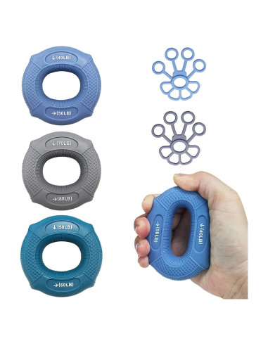 Entrenador de Fuerza de Agarre WithFlying - Silicona 18-36 kg