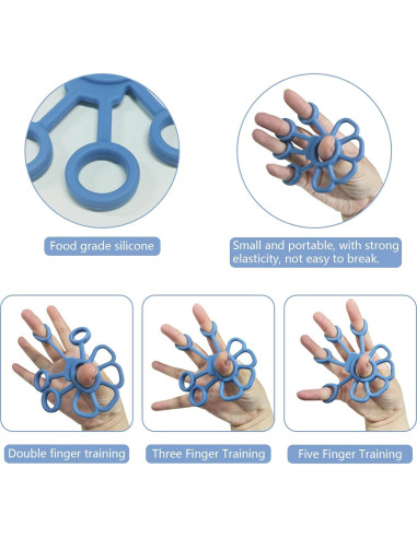 Entrenador de Fuerza de Agarre WithFlying - Silicona 18-36 kg