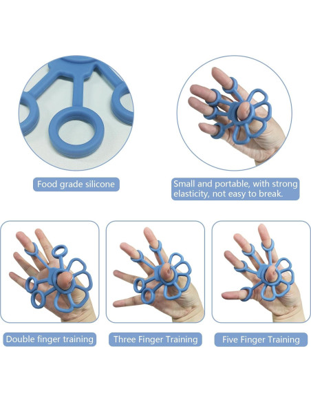 Entrenador de Fuerza de Agarre WithFlying - Silicona 18-36 kg